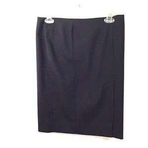Bebe Black Pinstriped Pencil Skirt Size 4